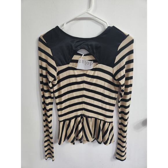 Dolan by Anthropologie light sweater top XS NwT stripes - Picture 2 of 3